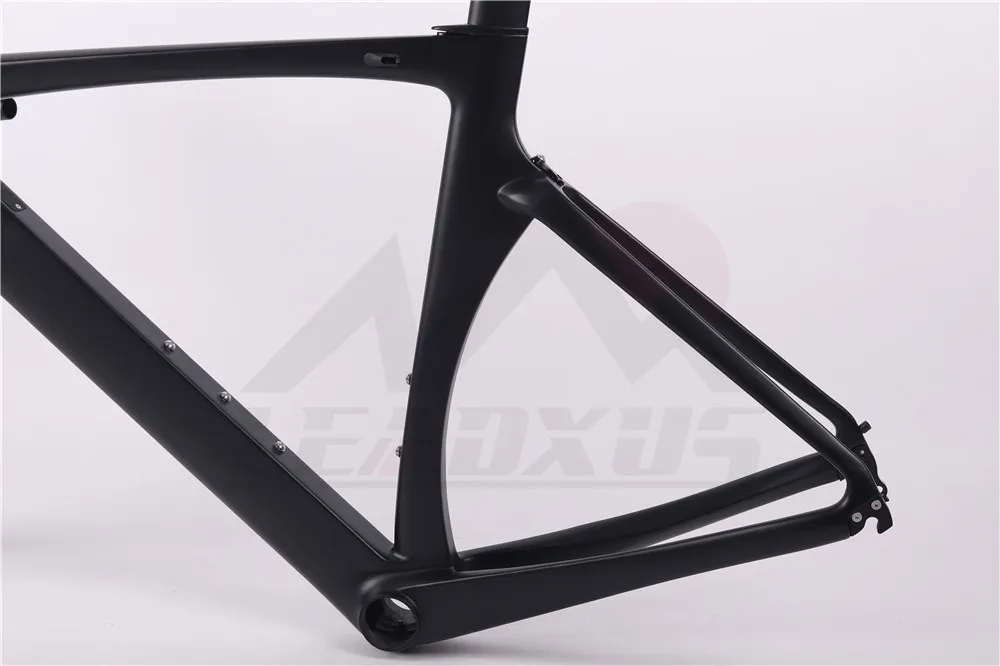 Discount LEADXUS NV360 2019 Newest Aero Carbon Fiber Racing Bicycle Frame Road Aero Racing Bike Carbon Frame 45/47/49/52/54/56/58cm 2