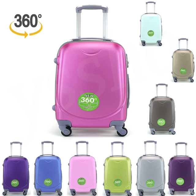 maleta de viaje para cabina rigida con 4 ruedas trolley viaje maleta de equipaje mano _ - AliExpress Mobile