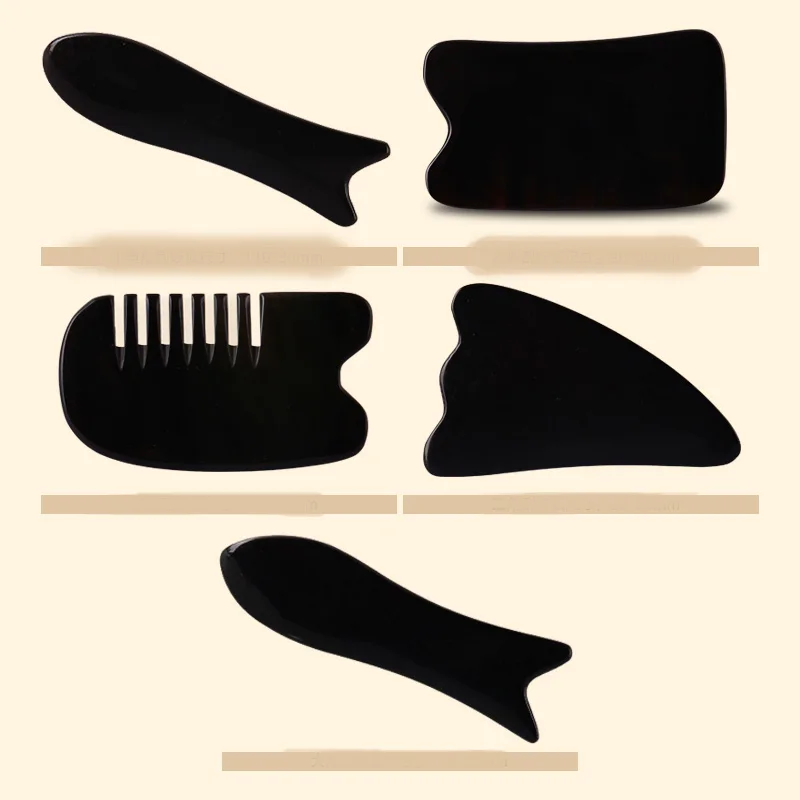 5 шт./компл. Gua Sha Board инструмент для массажа тела Guasha акупунктуры очищающий