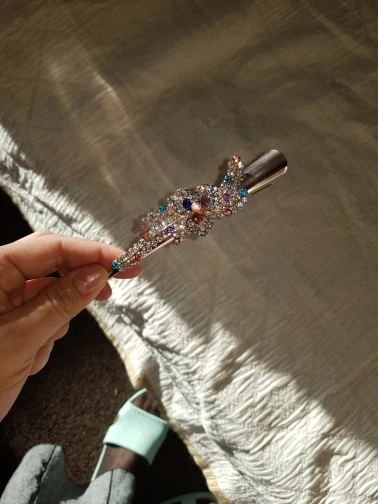 A Plain Brown Ibis Type Barrette Clip