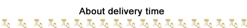 delivery time