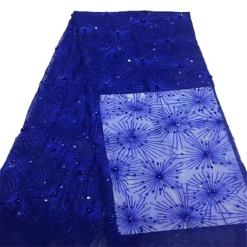 

Special lace fabric French lace fabric with sequins 2018 lastest African net lace fabric with best quality HJ683-2