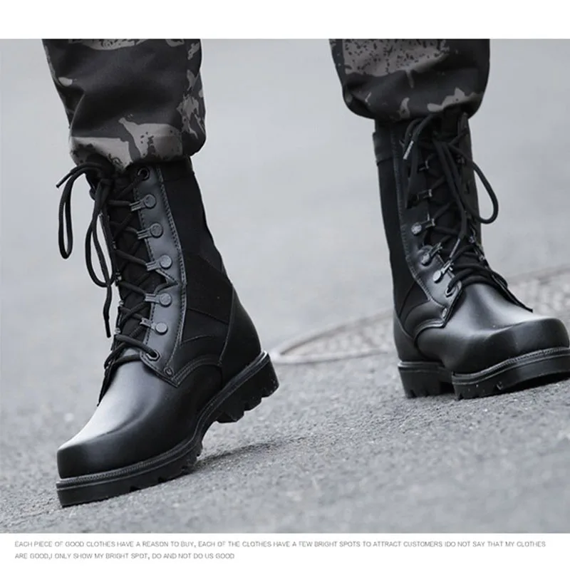 Черные военные тактические армейские ботинки; Мужская Рабочая защитная обувь; ботинки со стальным носком; Tactico; ботинки в байкерском стиле; botas hombre