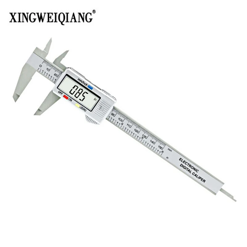 XINGWEIANG Digital Vernier Calipers150mm 6inch LCD Electronic Carbon Fiber Gauge height font b measuring b font