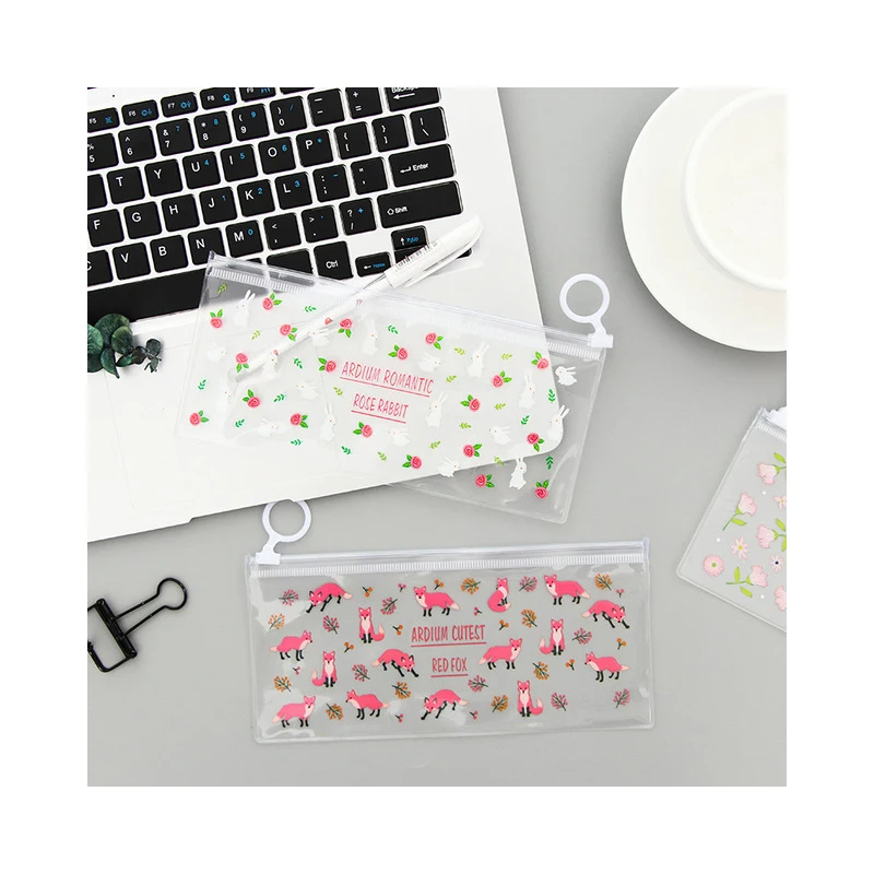 Mysterious-Small-Flowers-Animals-PVC-Waterproof-Pencil-Cases-Stationery-Storage-Office-School-Supplies-Pencil-Bags-Pencil_0