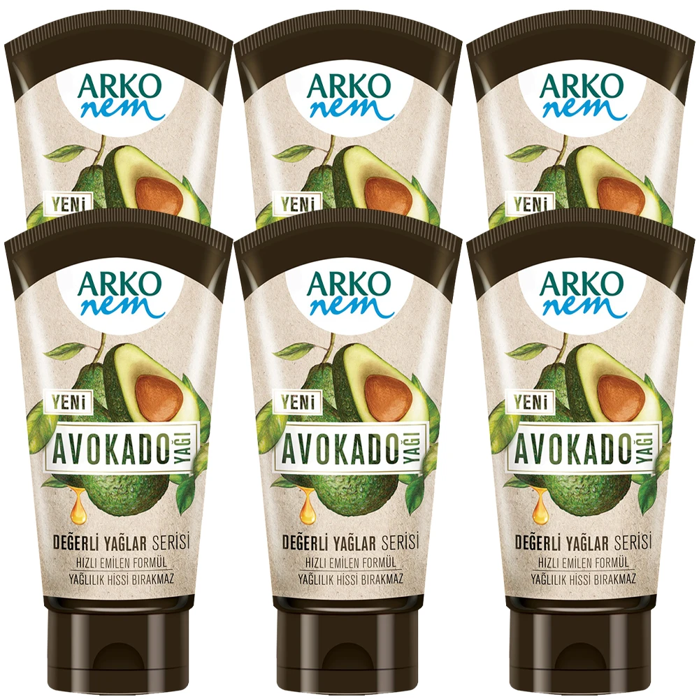 

Arko Hand and Body Moisturizer Cream Coconut / Avocado Oil 60 ml x 6 pieces, whitening cream, Dated, psoriasis ointment