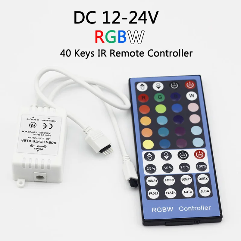 IR RF Wireless Music Remote Control RGB RGBW Controller Dimmer 11 17 20 24 40 44 Keys for 5050 5630 2835 3528 LED Strip Light (23)