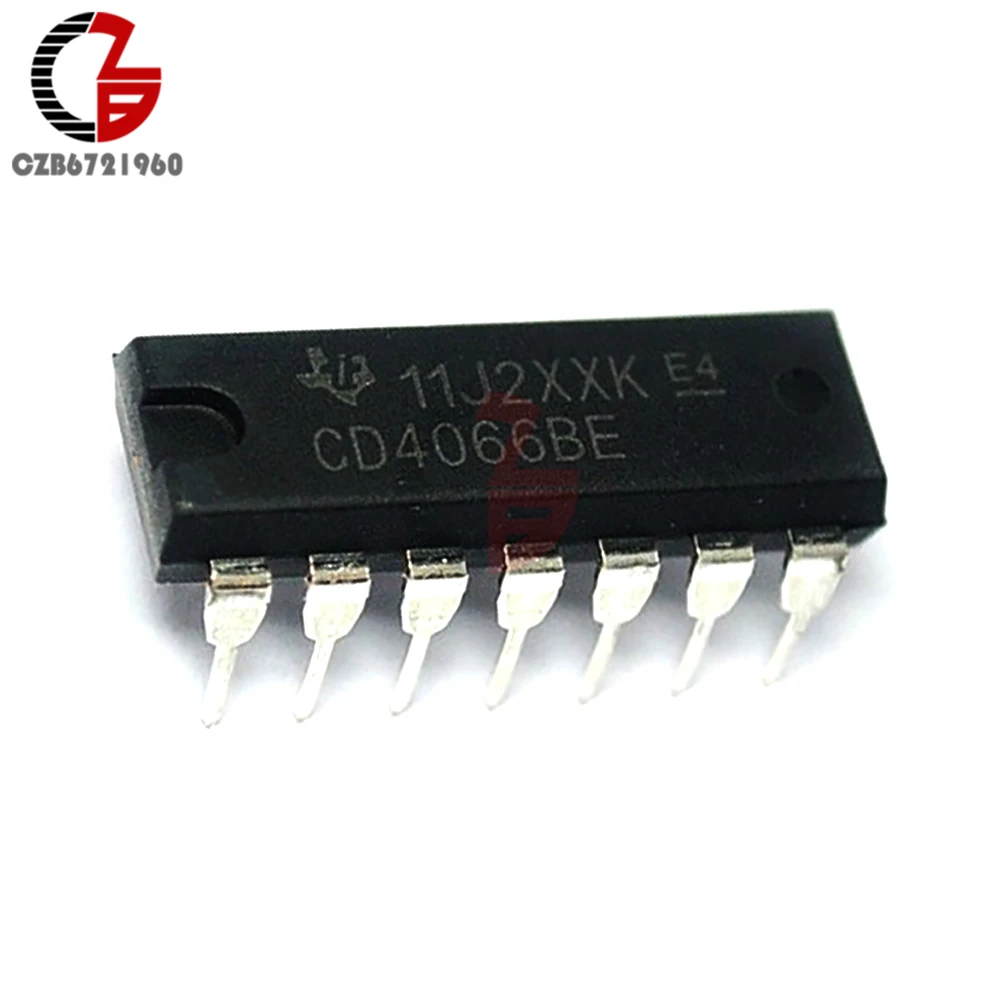 100 шт. CD4066BE CD4066 DIP-14 TI CMOS QUAD Двусторонний переключатель IC