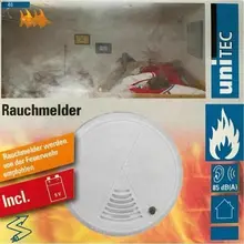 Детектор внутренней безопасности дыма датчик Пожарной Сигнализации беспроводной Белый-соответствует стандарту CE