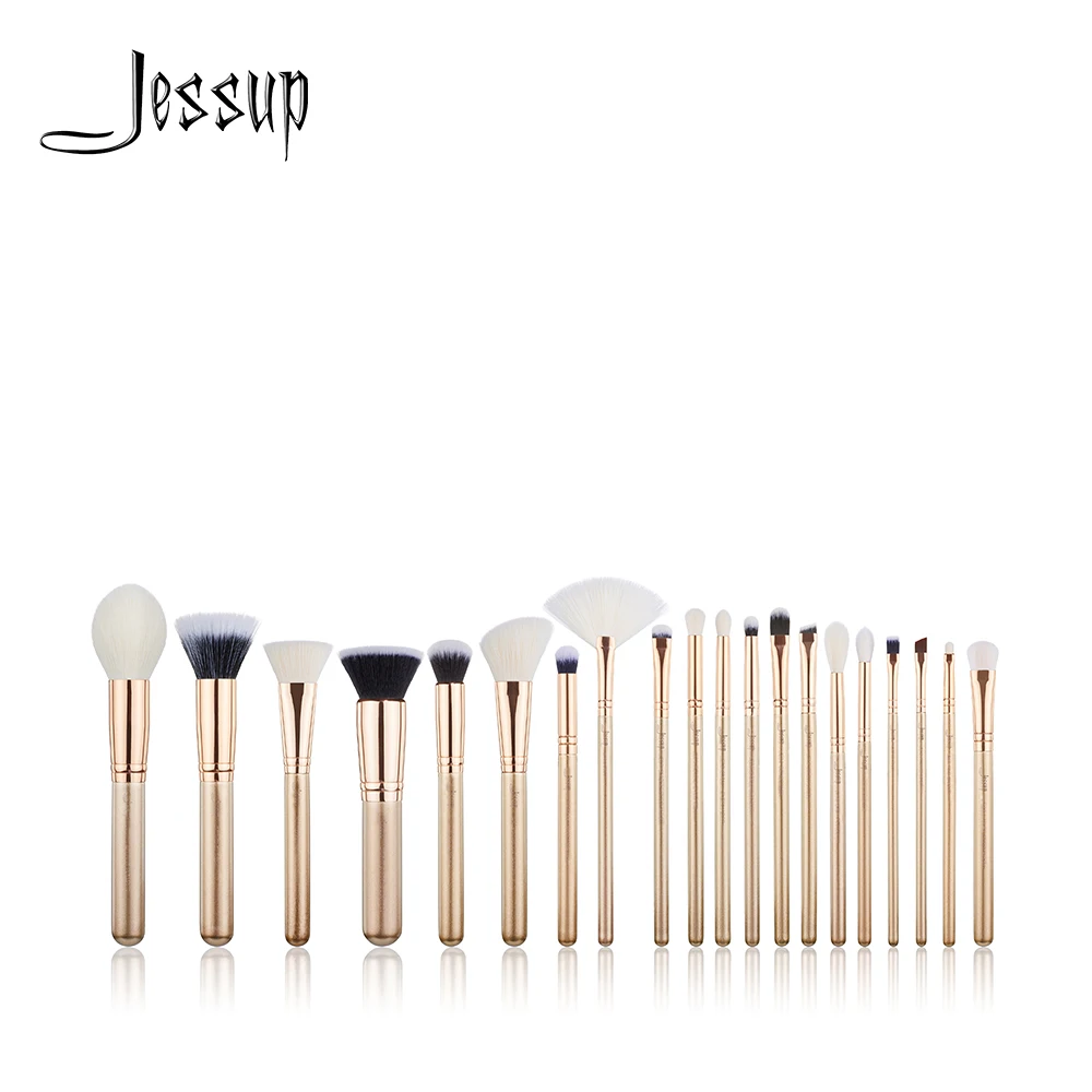NEW Jessup Brush 20PCS Golden/ Rose Gold Makeup brushes set Beauty tools Make up brush POWDER FOUNDATION LIP BLENDING NEW Jessup Brush 20PCS Golden/ Rose Gold Makeup brushes set Beauty tools Make up brush POWDER FOUNDATION LIP BLENDING