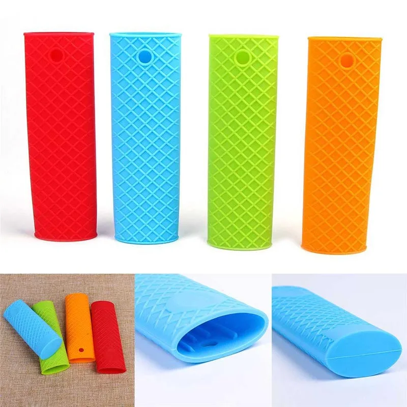 New Saucepan Holder Sleeve Slip Cover Grip Heat Resistant Pan Handle