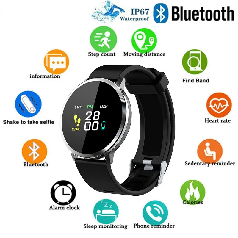 

New Smart Watch Smartwatch Women Men Heart Rate Monitor Waterproof Sport Health Watch For Android IOS Fitness Tracker smartwach
