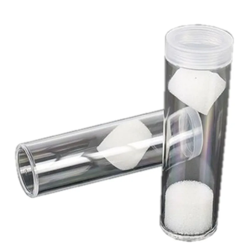 Coin Collection Tube Box Protective Tube Holder 25mm Empty Coin Holders