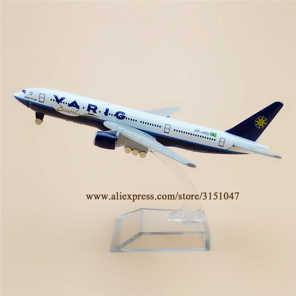 16 см Air Brazil VARIG Boeing 777 B777 Airlines Airways модель самолета сплав металлический летательный