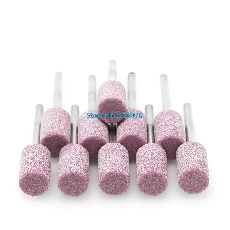 

Cylinder Shape Rotary Tool Abrasive Stone Points 8.0mm Head Dia 3mm Shank Electric Grinding Polishing Head Wheel MAR15_0