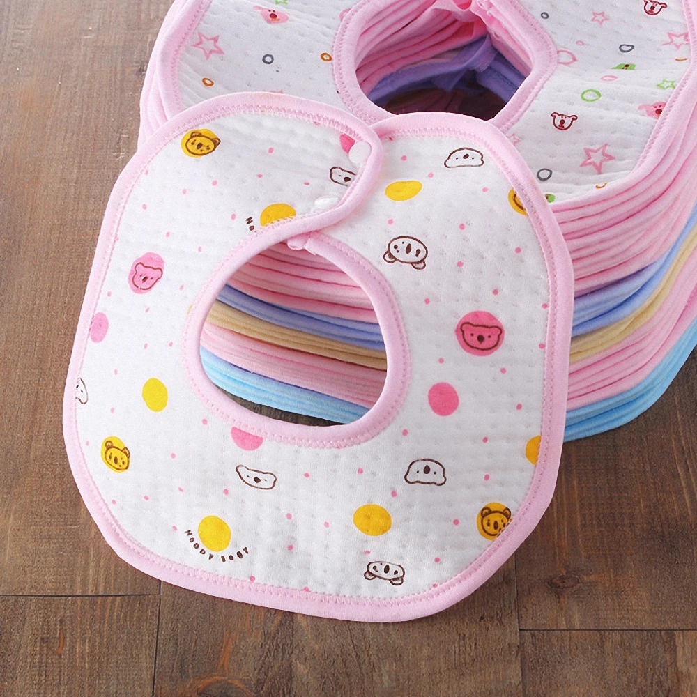 baby belt snap bibs 2017 new Cotton soft bibs for 0 2Y baby boys girls