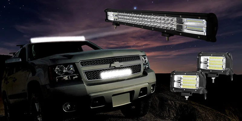 Tri-Row 2" 32" 4" 52" дюймовый прямой светодиодный фонарь для вождения по бездорожью для 4x4 автомобиля грузовика внедорожника 12 В 24 в 270 Вт 405 Вт 540 Вт 675 Вт