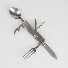 FALCO НОЖ-ЛОЖКА ПЕРОЧИННЫЙ 8 функций, корпус нержавеющая сталь