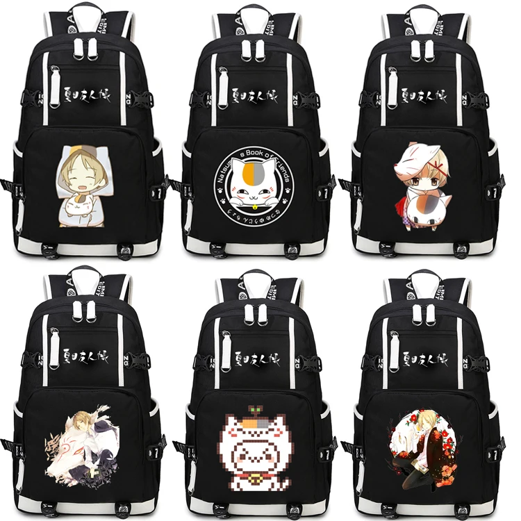 

Japan anime Natsume Yuujinchou Backpack Men Knapsack Large Capacity Travel Bags School Bags Rucksack Shoulders bag Package