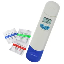 0,0-14,0 pH и измеритель температуры ATC двойной дисплей IP67 водонепроницаемый пылезащитный цифровой тестер типа ручки для тестирования качества воды