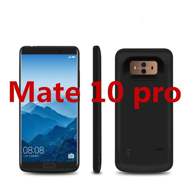 6000 мАч для Huawei Mate 10 10 Pro Чехол для аккумулятора чехол для телефона Подставка для Аккумулятора Внешний Смарт-аккумулятор для Huawei Mate 10 чехол для зарядного устройства - Цвет: Mate 10 pro black