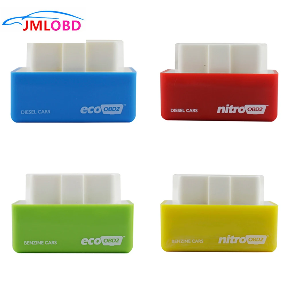  NitroOBD2 ECOOBD2 OBDII Chip Tuning Box For Benzine / Diesel Cars Plug And Drive Nitro OBD2 More Po