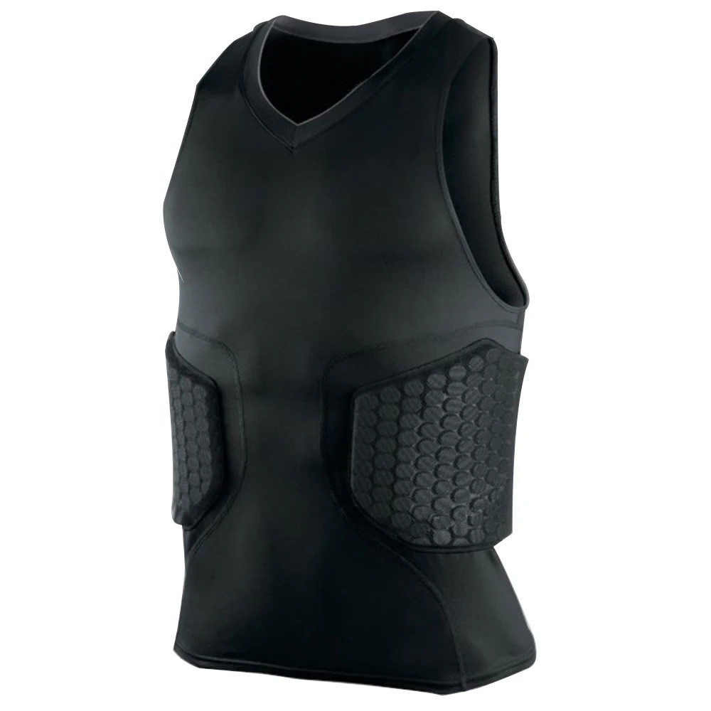 Billig New Honeycomb Basketball Shorts + Weste Engen Fußball Trikots Körper Schutz Männlichen Schutz Getriebe Ausbildung Shorts Knie pads Gym