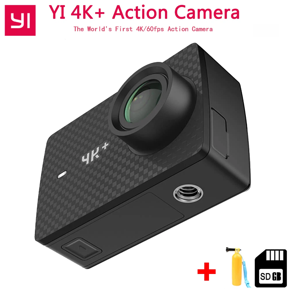 Beste Xiaomi YI 4 k + (Plus) actie Camera Internationale Editie EERSTE 4 k 60fps Amba H2 SOC Cortex A53 IMX377 12MP CMOS 2.2 \