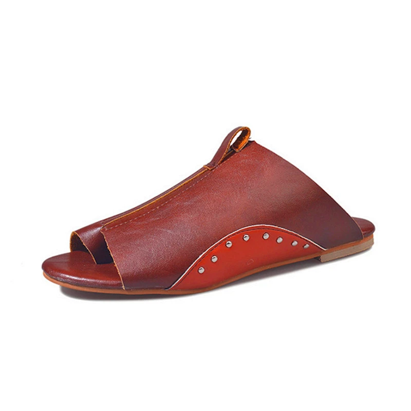 

Women shoes Espadrilles new spring summer Espadrilles sandals air non-slip light soft leather slipper mule shoelaces