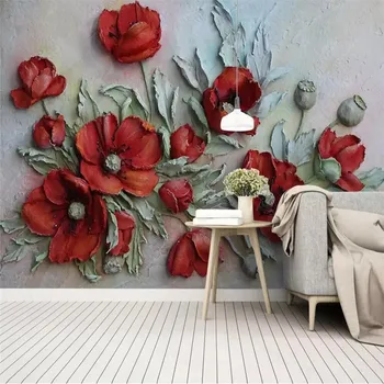 

3D three-dimensional living room bedroom decorative painting professional production murals wholesale wallpaper custom photo wal