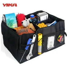 new good quality more strong Car Back Folding Storage Box Multi-Use Tools Organizer Car Portable Storage Bag Black Auto Supplies