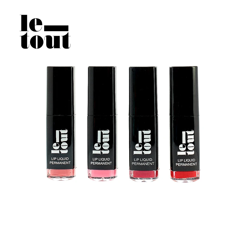 LE-TOUT Lipstick Permanent Matte Liquid Makeup for Women Long Lasting Lip Paints Professional Le Tout Cosmetics | Красота и здоровье