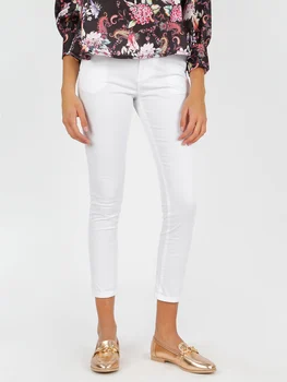 

White trousers low waist
