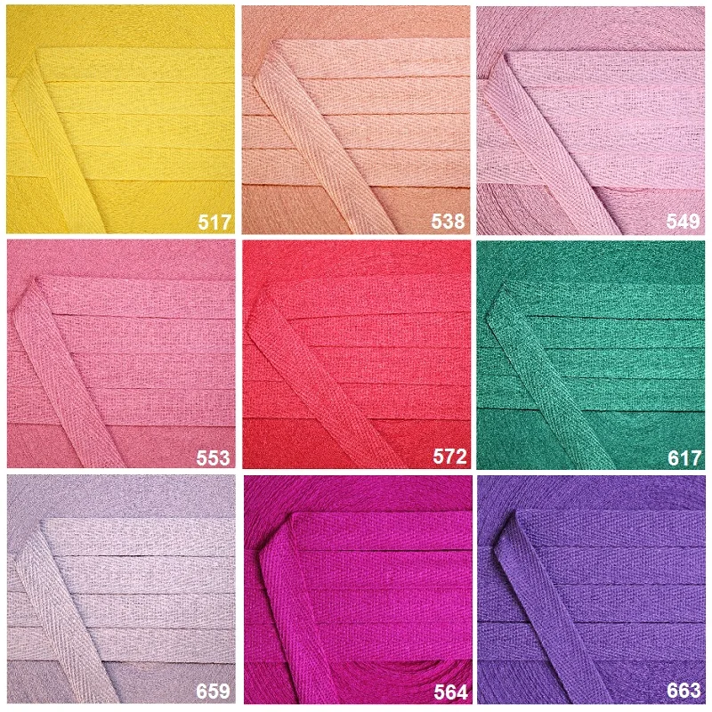 twilled ribbons  15 mm