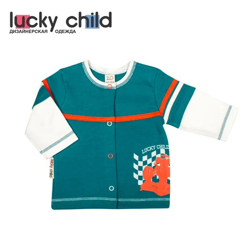 Кофточка Lucky Child с начёсом, арт. 21-8f(Формула 1) [сделано в России, от 2-х дней]