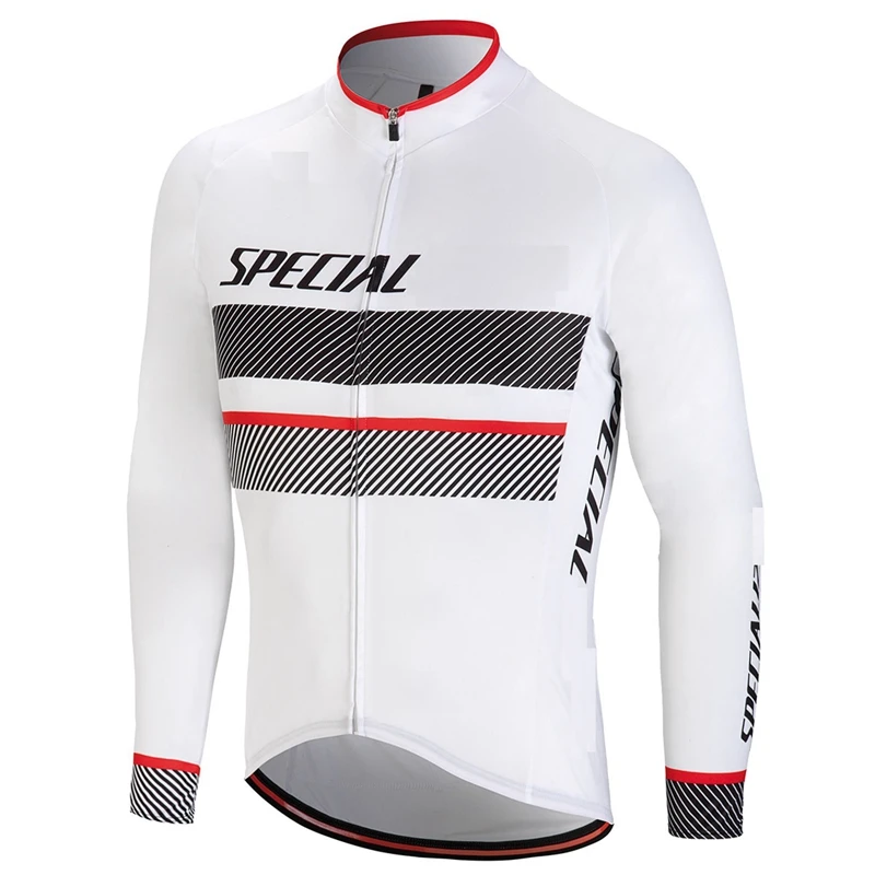 

Flag white long sleeve Riding clothing 2018 SL Pro RBX Team racing cycling Jersey Quick Dry Men's bicycle apparel Ropa ciclismo