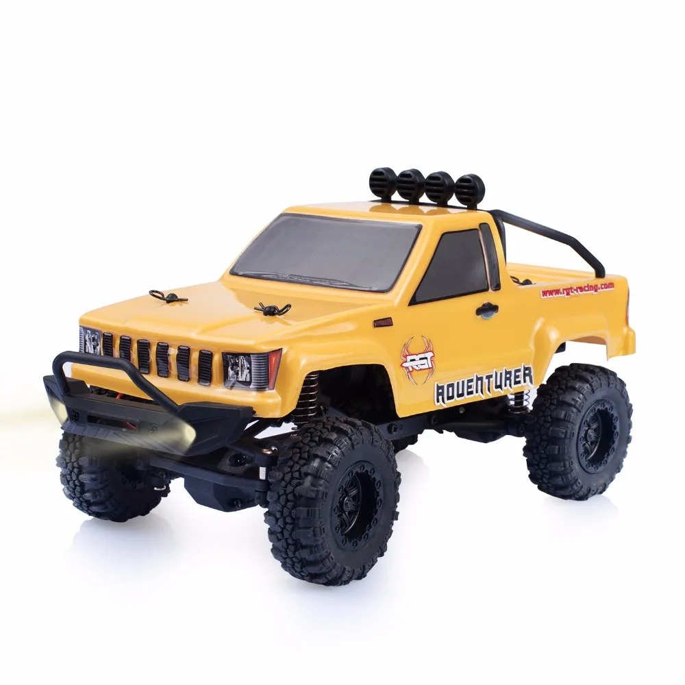 RGT Rc фианитами 1/24 масштаб 4wd бездорожью автомобилей 4x4 мини Monster Truck RTR Рок