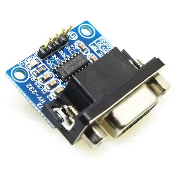 

ShenzhenMaker Store MAX3232 RS232 Serial Port To TTL Converter Module Female DB9 Connector