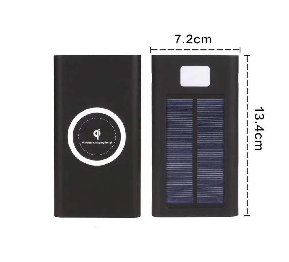New 8000mah Power Bank Qi Wireless Charger External Battery For iphone X 8 Plus Fast Charge For Xiaomi Samsung S8 S9