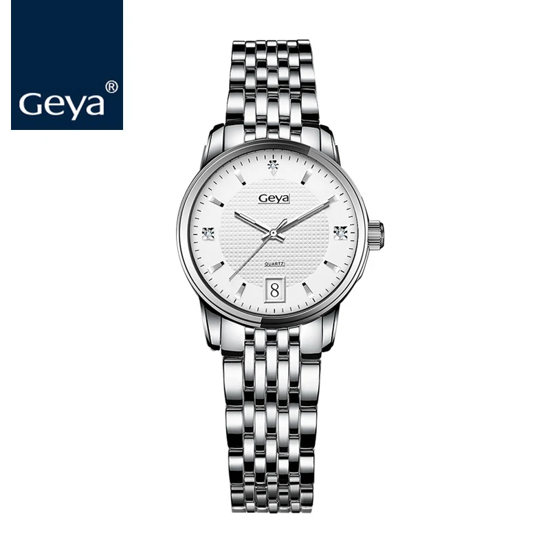 Geya Japan Miyota GL10 женские часы модные из нержавеющей стали деловые кварцевые наручные