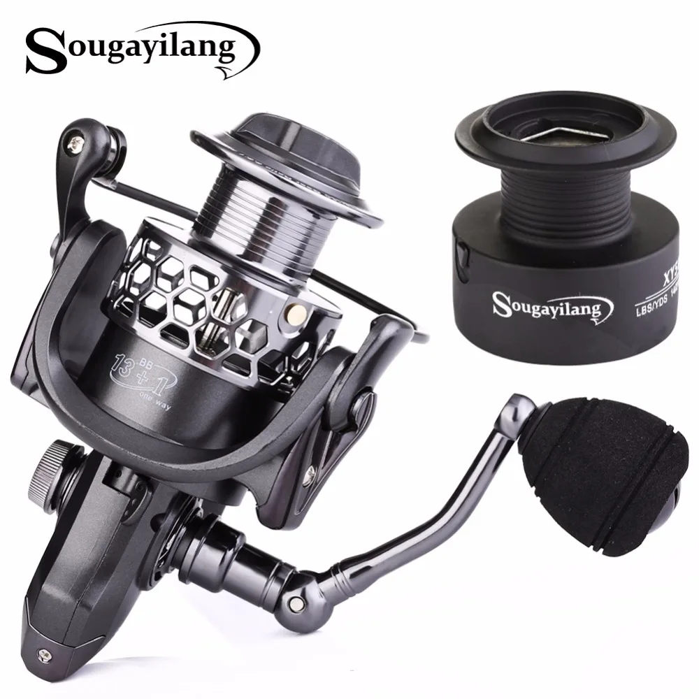 Buy Sougayilang Spinning Fishing Reel with Spare Spool