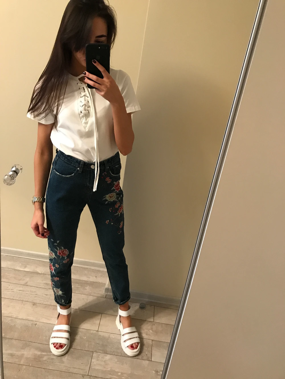 3 color 2016 summer sexy tops deep V-neck solid color strap  womens tee shirt  (A7349)