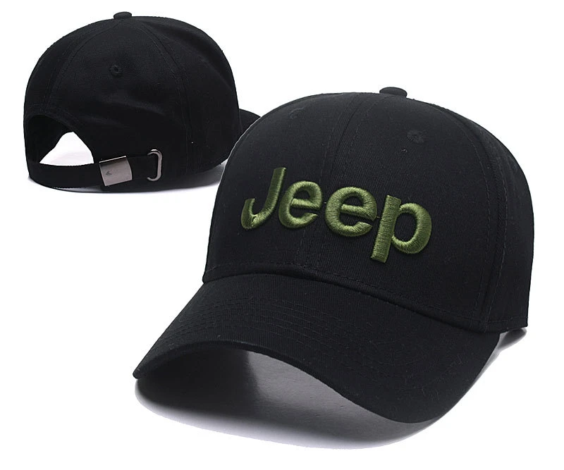 Jeep logo Negro estilo Auto Logo bordado capucha sombrero hombres mujeres Unisex|Gorras béisbol| - AliExpress