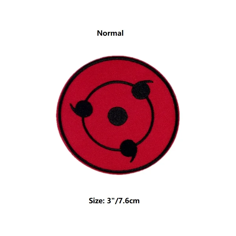 " Наруто мангио Шаринган Какаши Итачи Саске Мадара аниме круглый глаз вышивка железа на патчи для одежды wappen эмблема