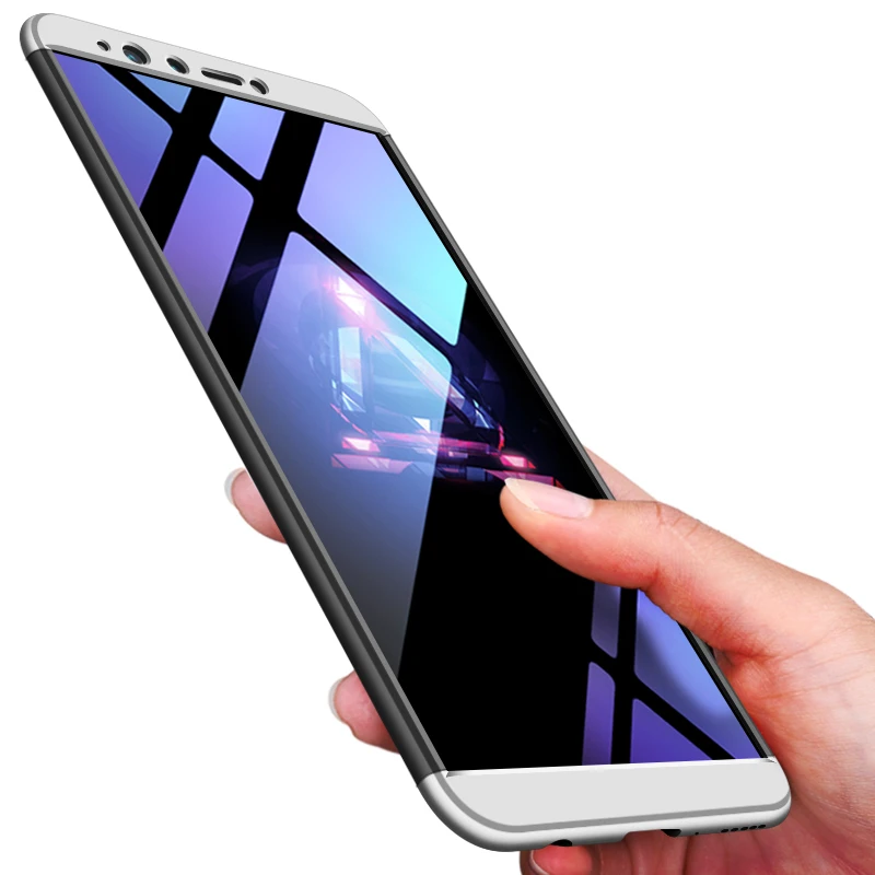 CCDZ класса люкс 360 полный защитный Жесткий ПК чехол для Huawei Mate 10 9 Pro Lite 3in1 P10 Plus P9 Y7