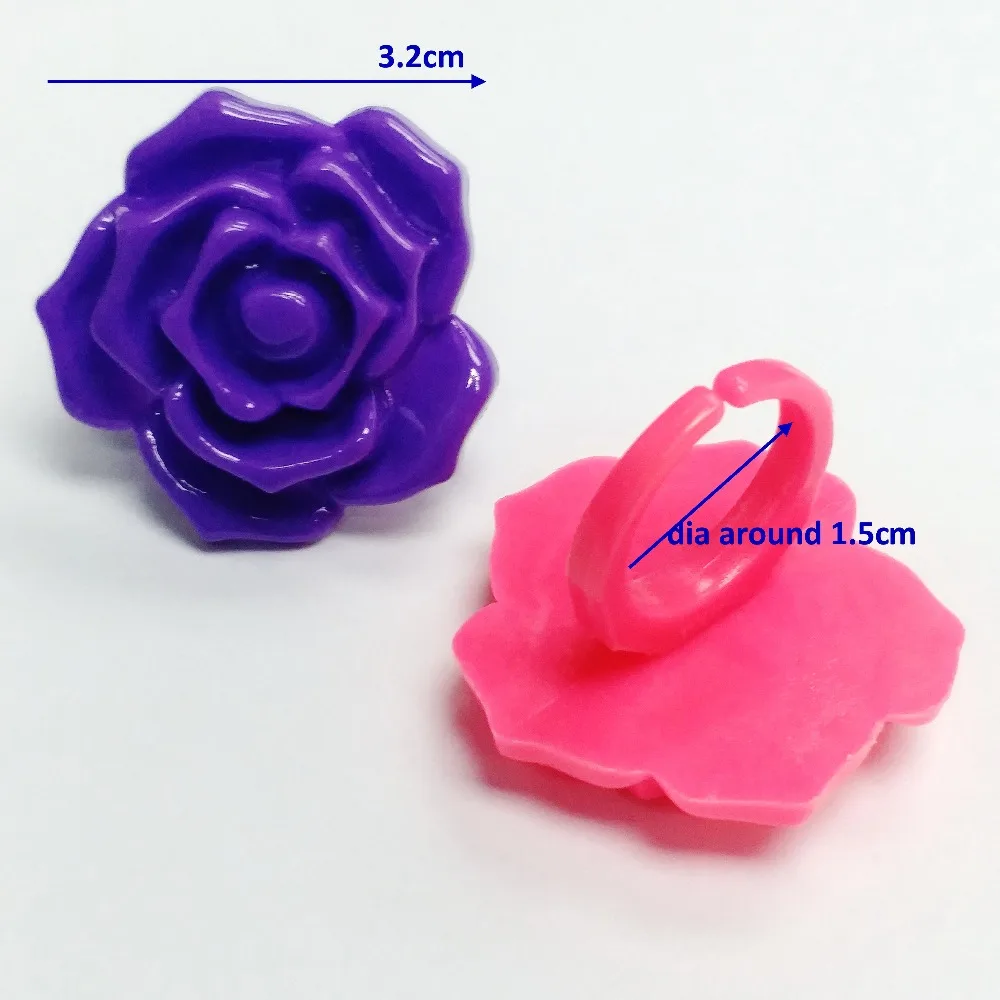 3.2cm Rose Rings -    3.5g