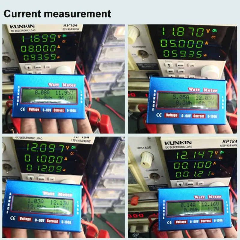 Высокая точность мощность Ватт метр DC 60 в 0-100A ток ЖК-дисплей точность анализатор цифровой аккумулятор балансир зарядное устройство RC инструменты