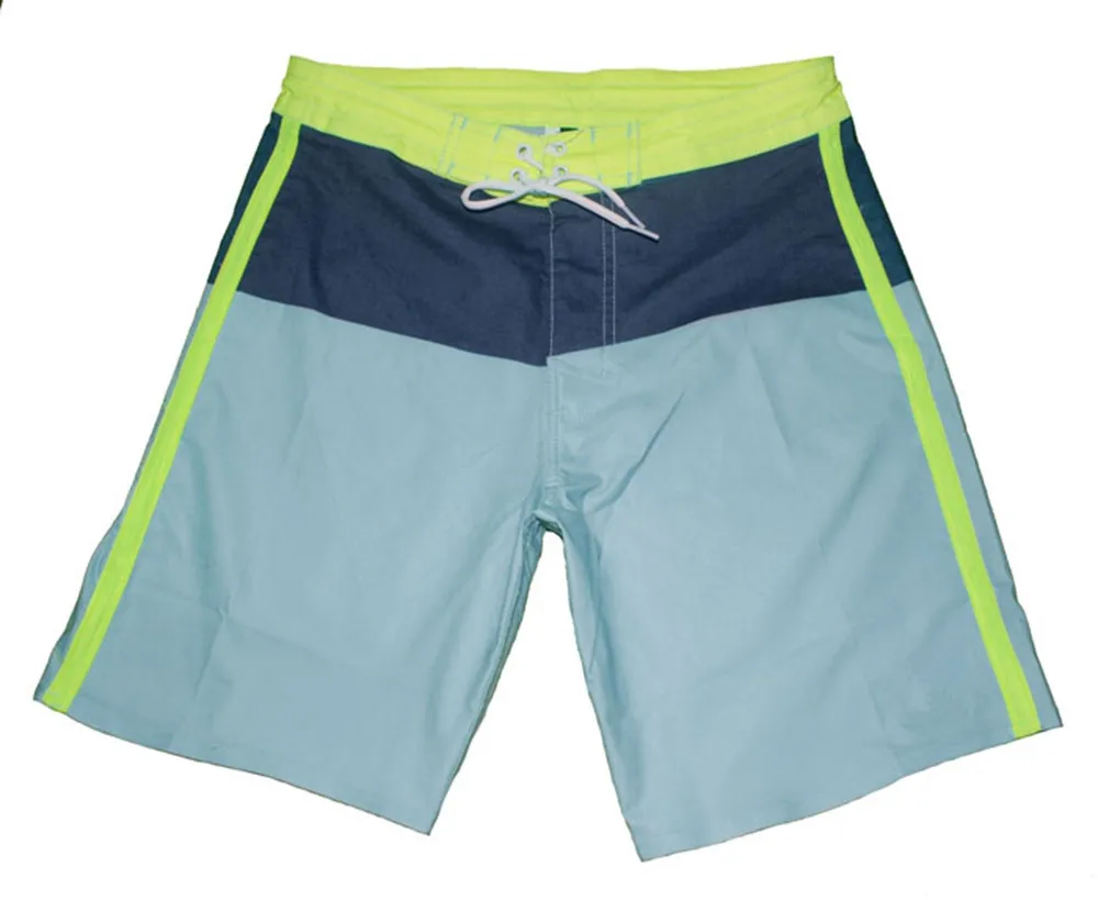 SPANDEX COTTON Boardshorts Mens Solid Fashion Bermudas Shorts Board Shorts Elastic Waist Male