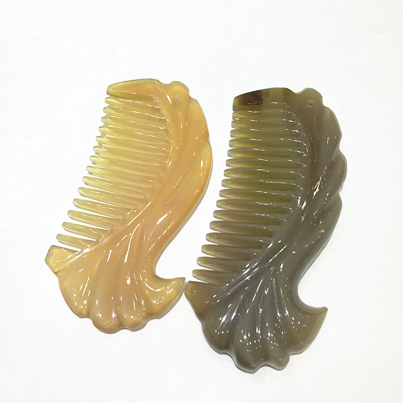 Pente de Cabelo Marca Artesanal Puro Natural Boi Chifre Bolso Pente mc 100% 2 Cheap Pentes