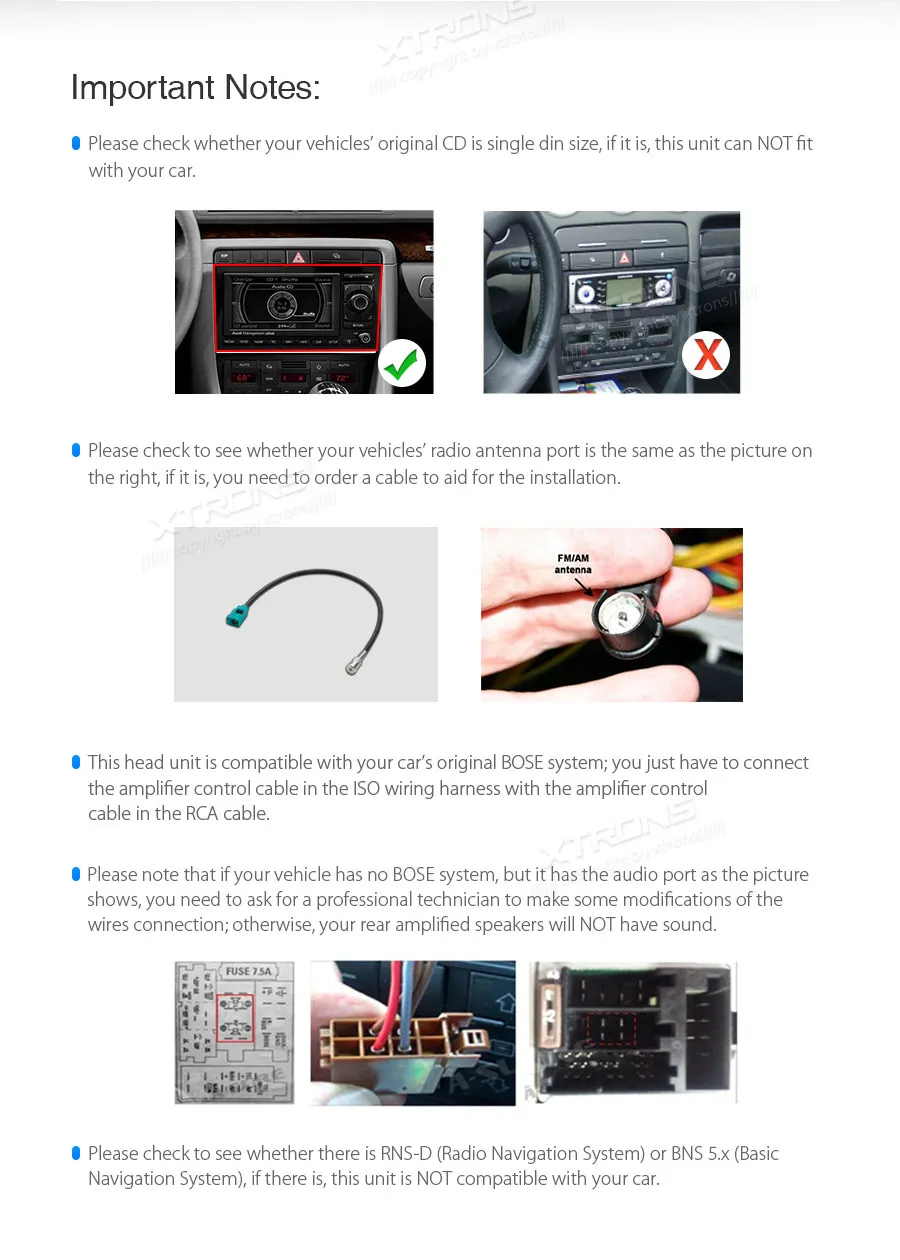 Top XTRONS Android 9.0 Car Stereo DVD Multimedia Player for Audi A4 S4 RS4 2002-2007 2008 SEAT Exeo GPS Navigation Plug Play Design 3
